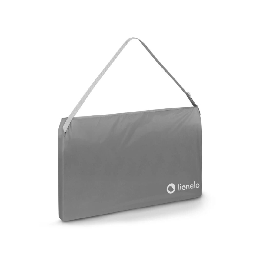 Lionelo - Barrera de seguridad para camas LORA XL gris oscuro