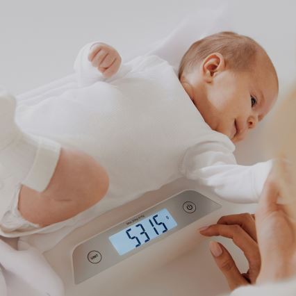 Lionelo - Báscula pediátrica BABYBALANCE 3xAAA