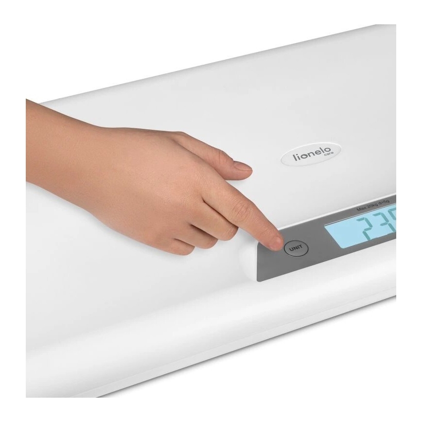 Lionelo - Báscula pediátrica BABYBALANCE 3xAAA