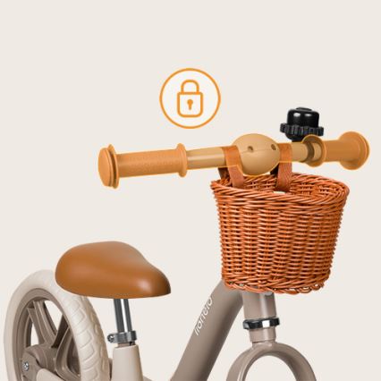 Lionelo - Bicicleta de empuje ALEX PLUS beige