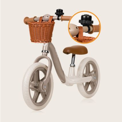 Lionelo - Bicicleta de empuje ALEX PLUS beige
