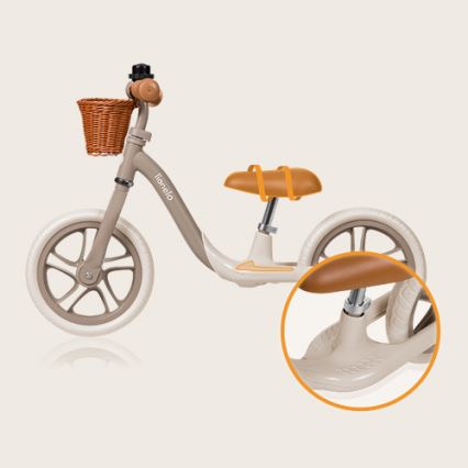 Lionelo - Bicicleta de empuje ALEX PLUS beige