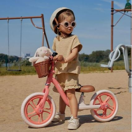 Lionelo - Bicicleta de empuje ALEX PLUS rosa