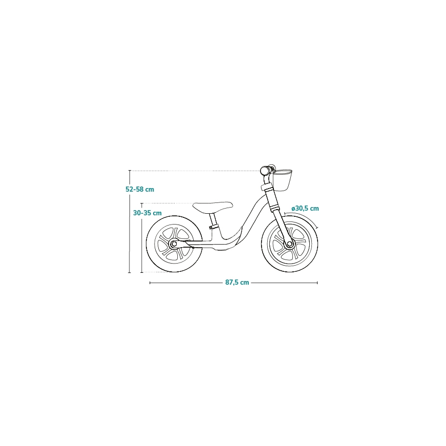 Lionelo - Bicicleta de empuje ALEX PLUS verde