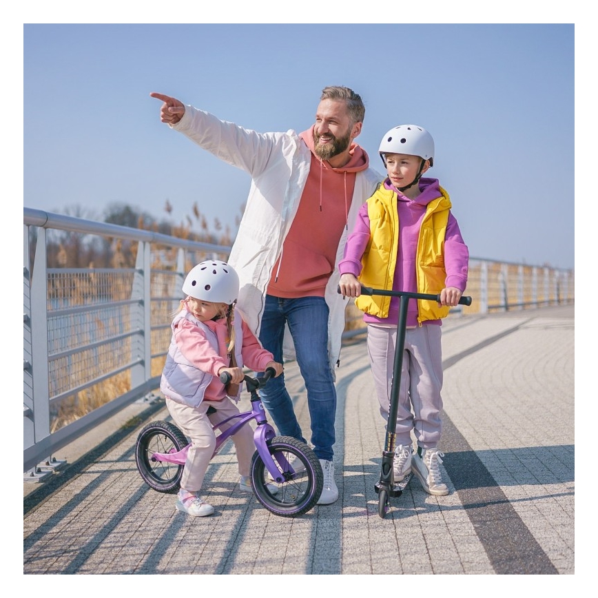 Lionelo - Bicicleta de empuje BART AIR morado/rosa
