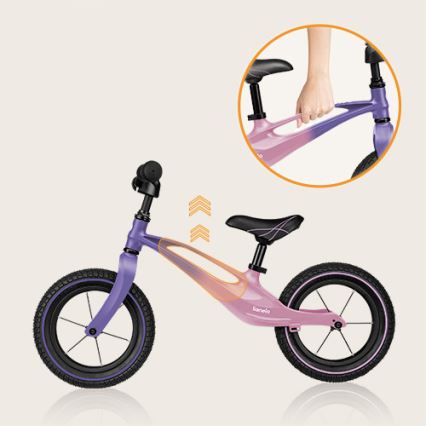 Lionelo - Bicicleta de empuje BART AIR morado/rosa