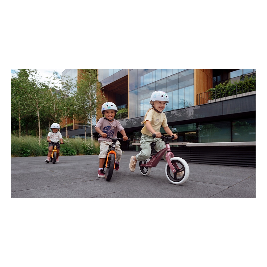 Lionelo - Bicicleta de empuje BART AIR negro/naranja