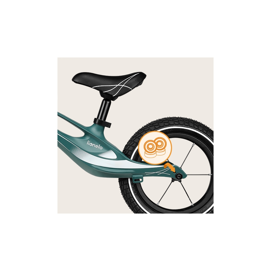 Lionelo - Bicicleta de empuje BART AIR verde