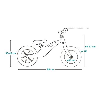 Lionelo - Bicicleta de empuje BART AIR verde