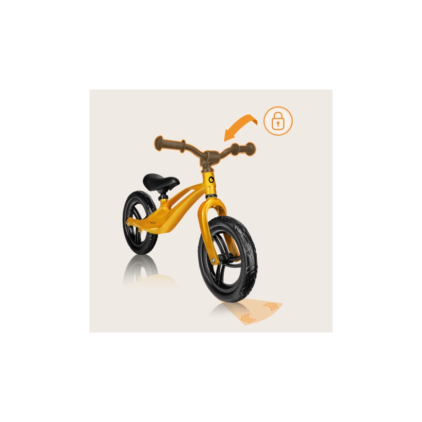 Lionelo - Bicicleta de empuje BART amarillo