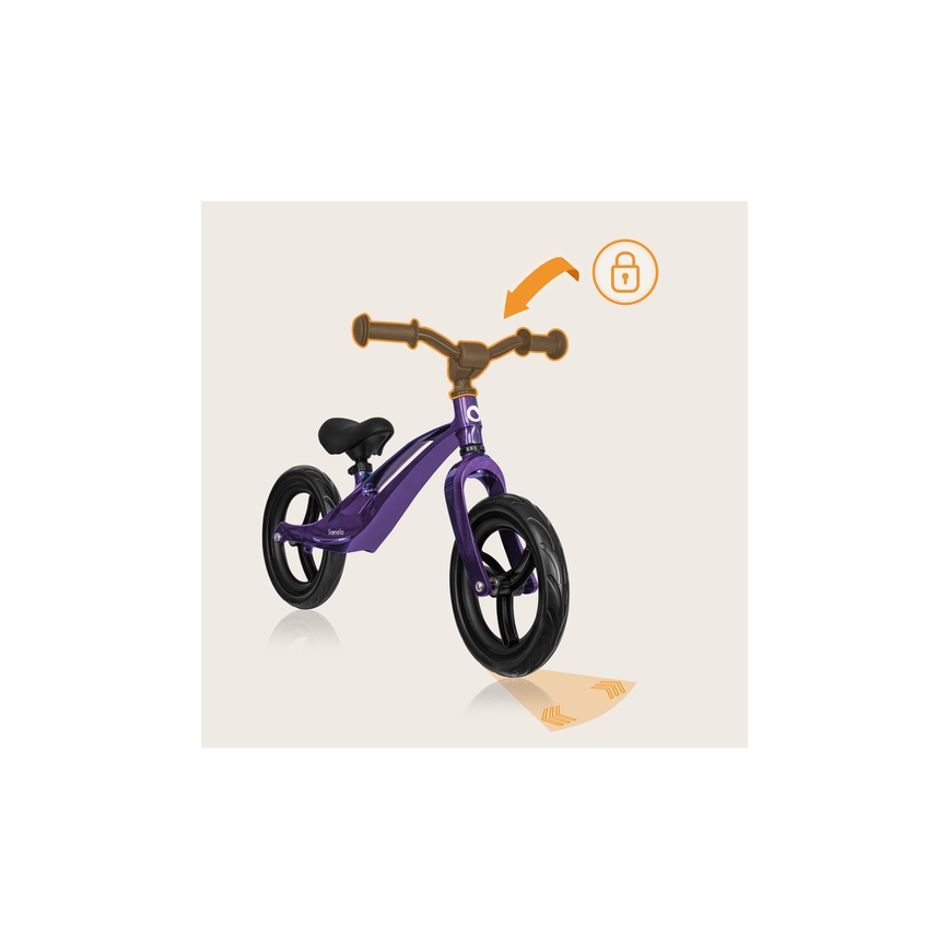 Lionelo - Bicicleta de empuje BART morado