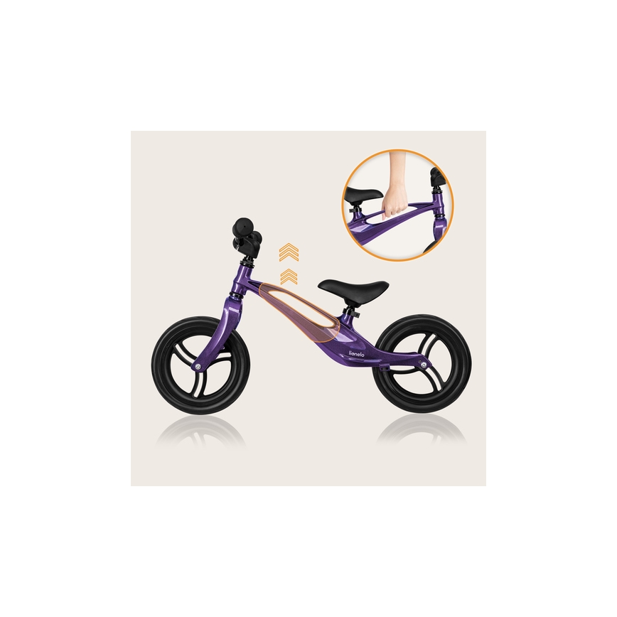 Lionelo - Bicicleta de empuje BART morado