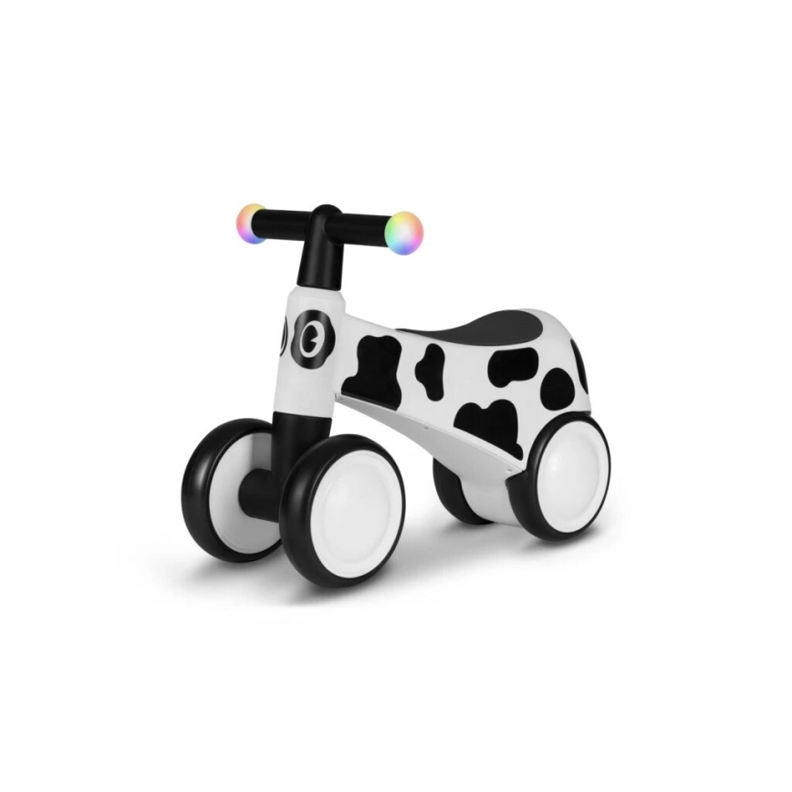 Lionelo - Bicicleta de empuje SAMMY negro/blanco