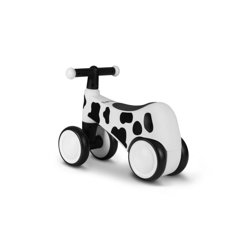 Lionelo - Bicicleta de empuje SAMMY negro/blanco