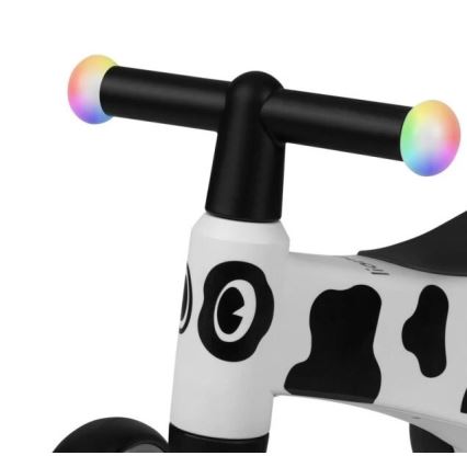 Lionelo - Bicicleta de empuje SAMMY negro/blanco