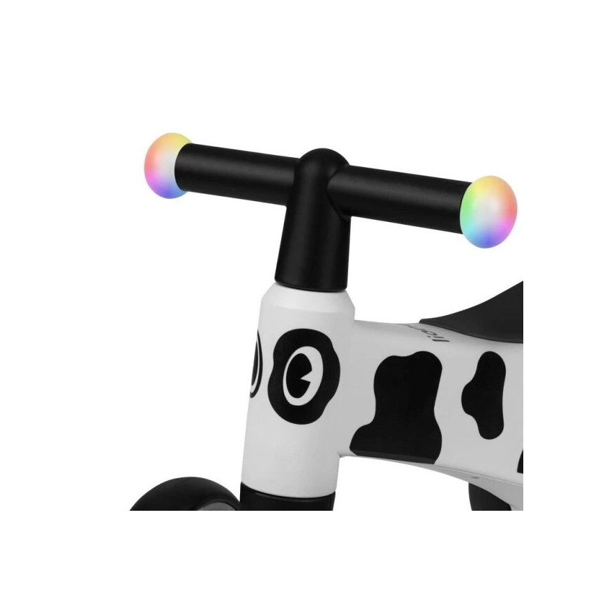 Lionelo - Bicicleta de empuje SAMMY negro/blanco