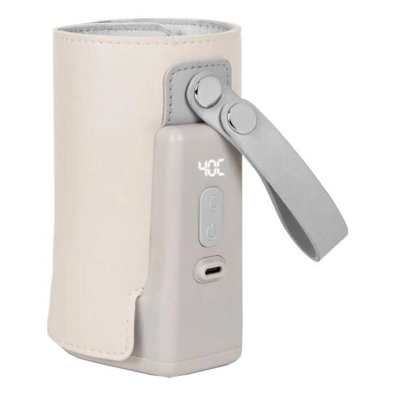 Lionelo - Calentador de biberones recargable THERMUP GO PLUS 10W/5V beige