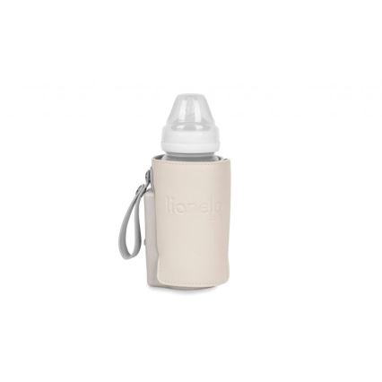Lionelo - Calentador de biberones recargable THERMUP GO PLUS 10W/5V beige