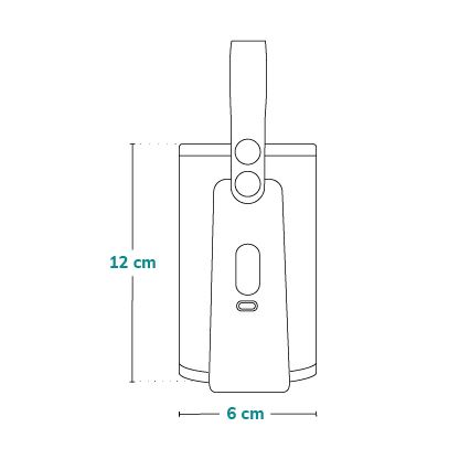 Lionelo - Calentador de biberones recargable THERMUP GO PLUS 10W/5V beige
