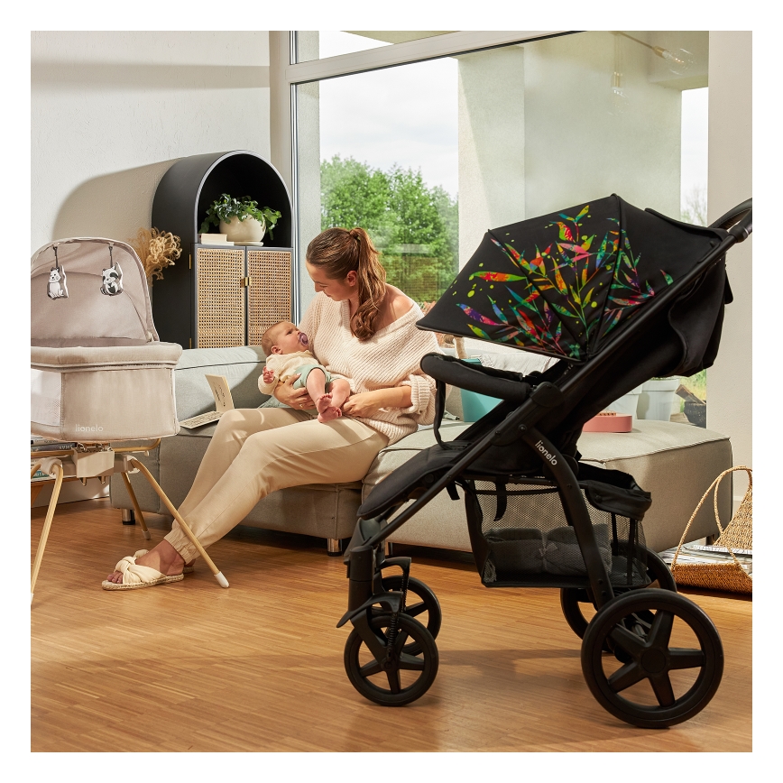 Lionelo - Cochecito ANNET PLUS negro