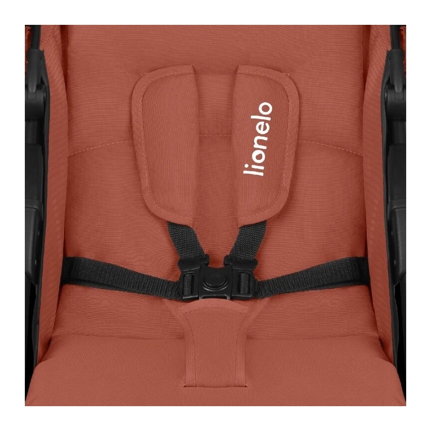Lionelo - Cochecito EMMA PLUS color ladrillo/negro