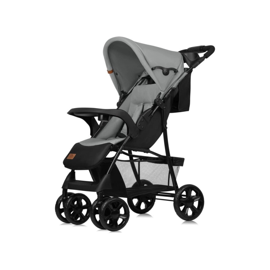 Lionelo - Cochecito EMMA PLUS gris/negro