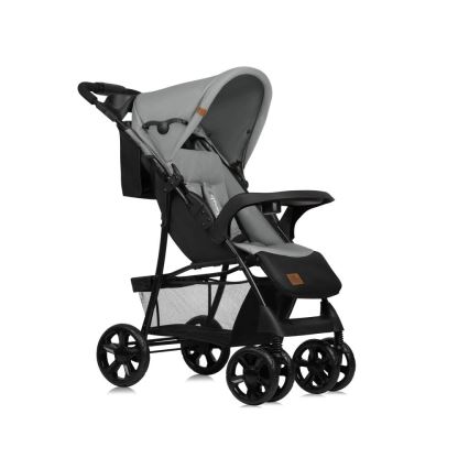 Lionelo - Cochecito EMMA PLUS gris/negro