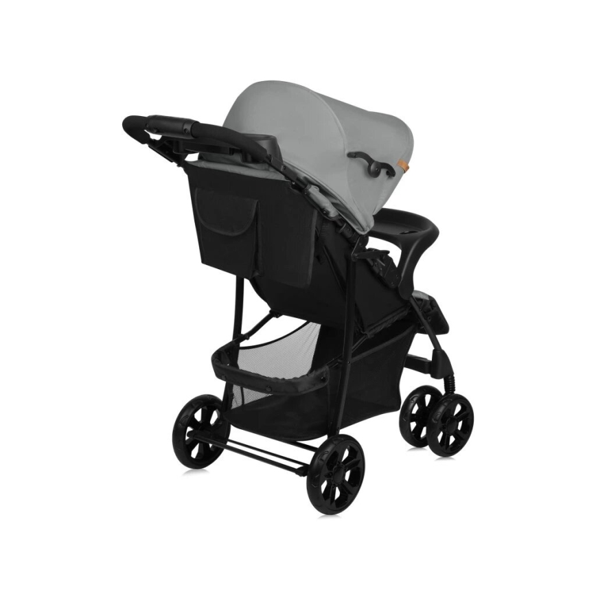 Lionelo - Cochecito EMMA PLUS gris/negro