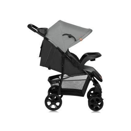 Lionelo - Cochecito EMMA PLUS gris/negro