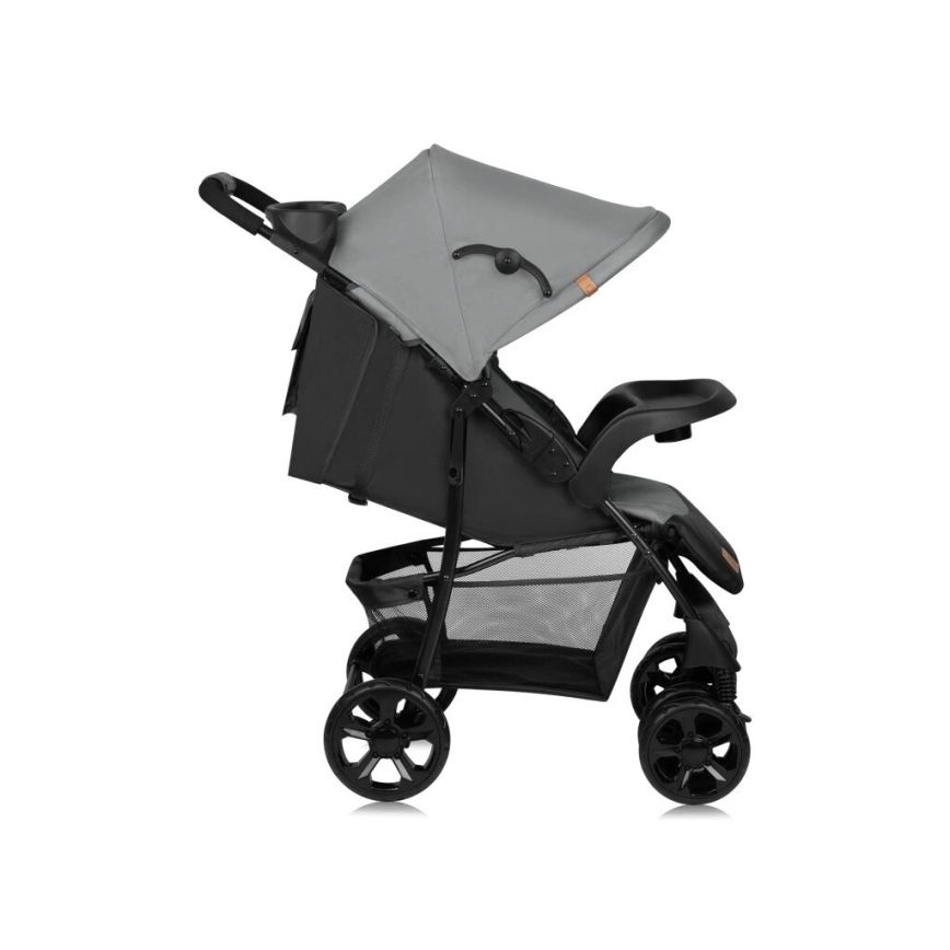 Lionelo - Cochecito EMMA PLUS gris/negro