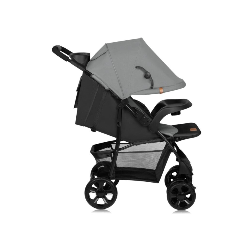 Lionelo - Cochecito EMMA PLUS gris/negro