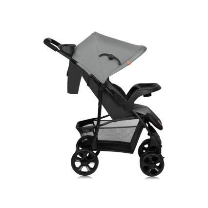 Lionelo - Cochecito EMMA PLUS gris/negro