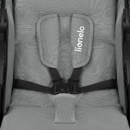 Lionelo - Cochecito EMMA PLUS gris/negro