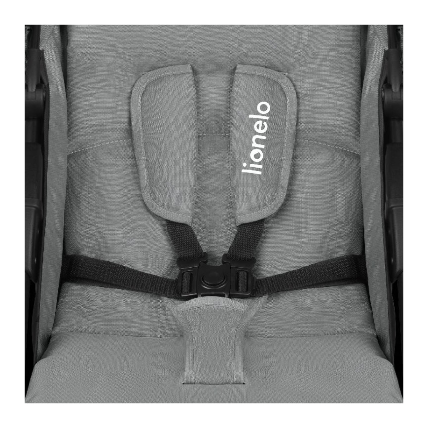 Lionelo - Cochecito EMMA PLUS gris/negro