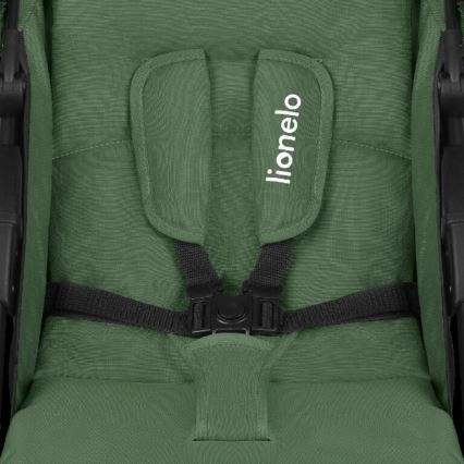 Lionelo - Cochecito EMMA PLUS Verde/negro