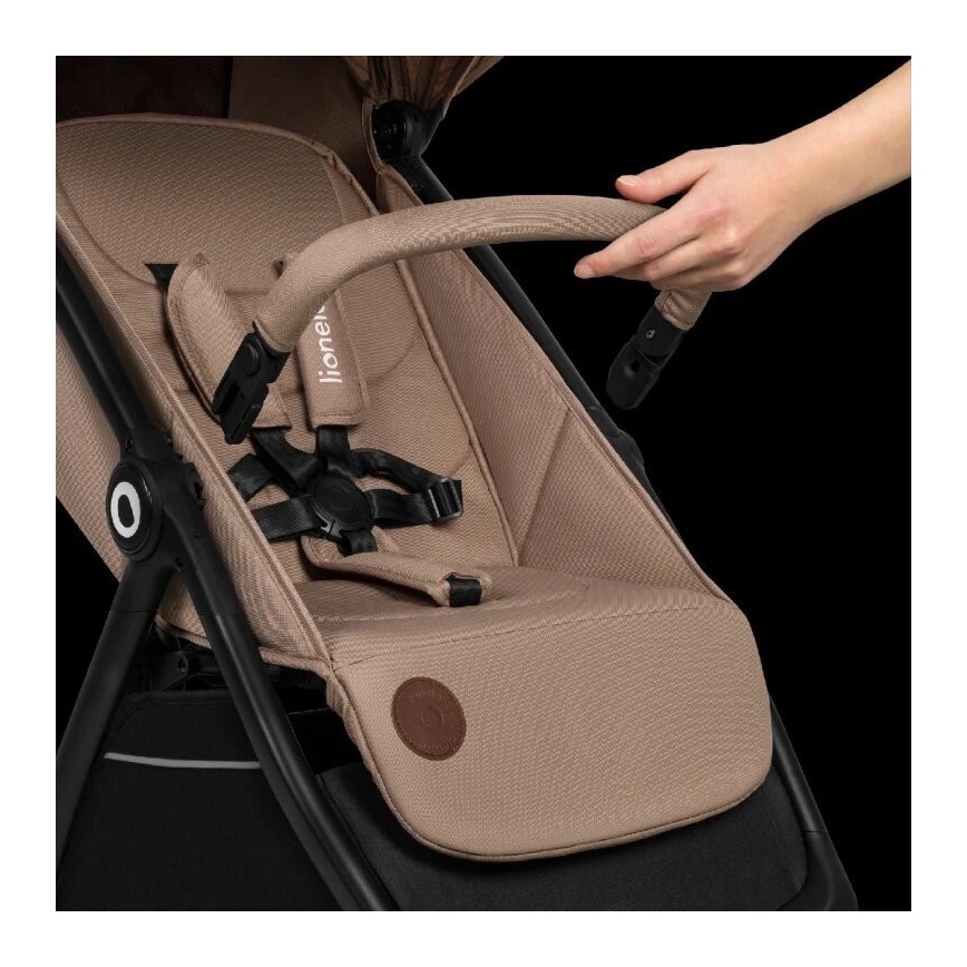 Lionelo - Cochecito INGRID beige/negro