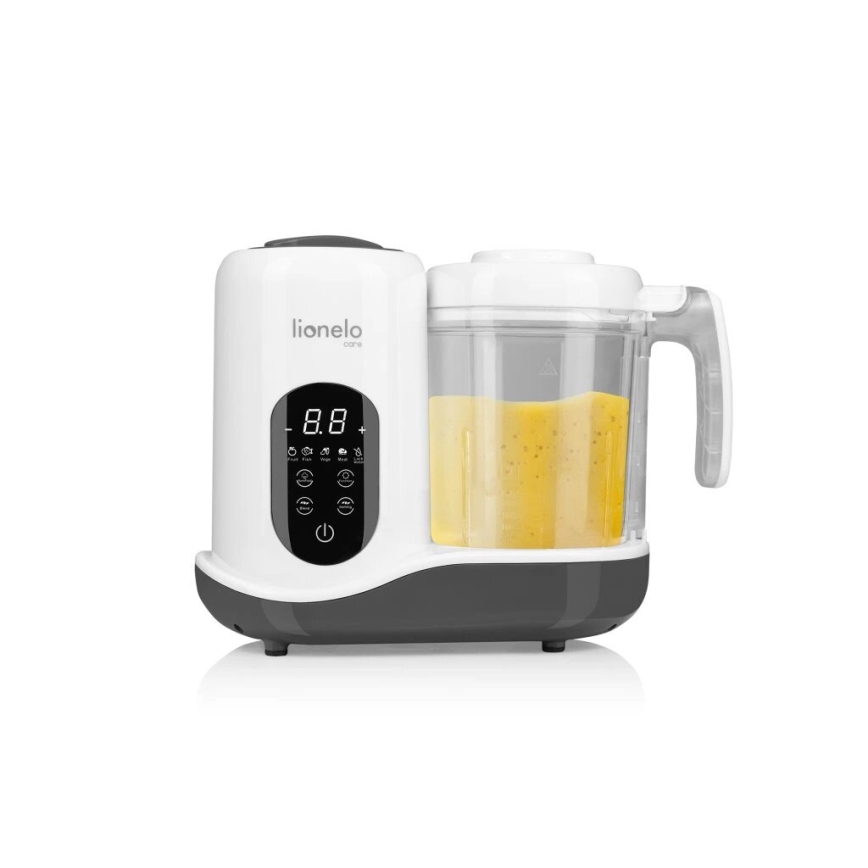 Lionelo - Cocina de vapor 5en1 BABYMENU 110W/230V blanco/gris