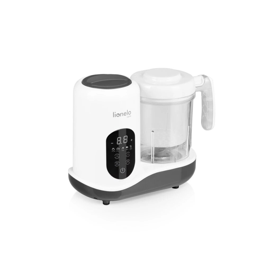 Lionelo - Cocina de vapor 5en1 BABYMENU 110W/230V blanco/gris