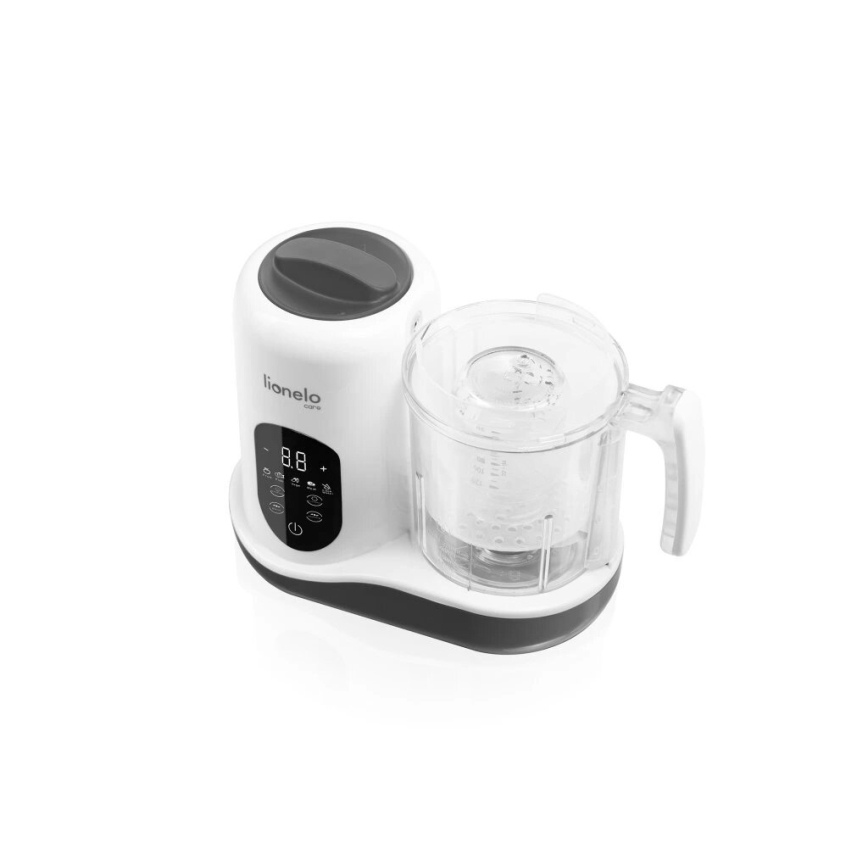 Lionelo - Cocina de vapor 5en1 BABYMENU 110W/230V blanco/gris
