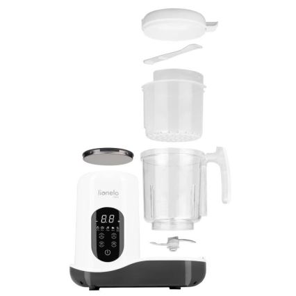 Lionelo - Cocina de vapor 5en1 BABYMENU 110W/230V blanco/gris