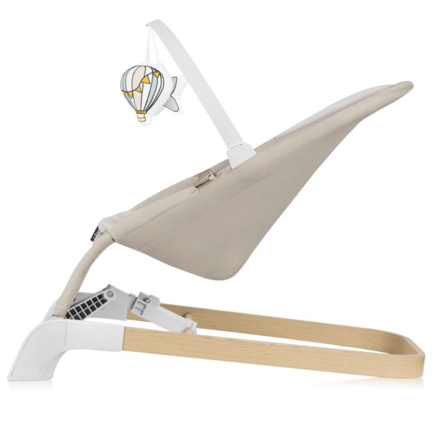 Lionelo - Columpio para bebés LILAC beige