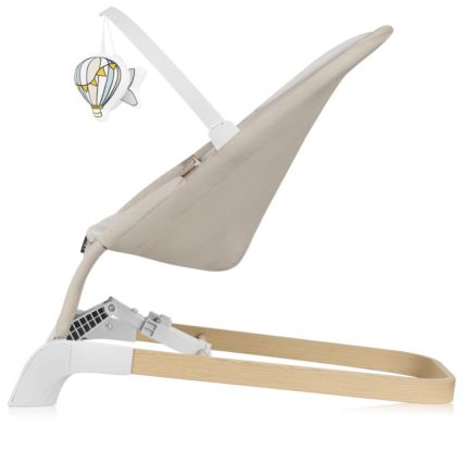 Lionelo - Columpio para bebés LILAC beige