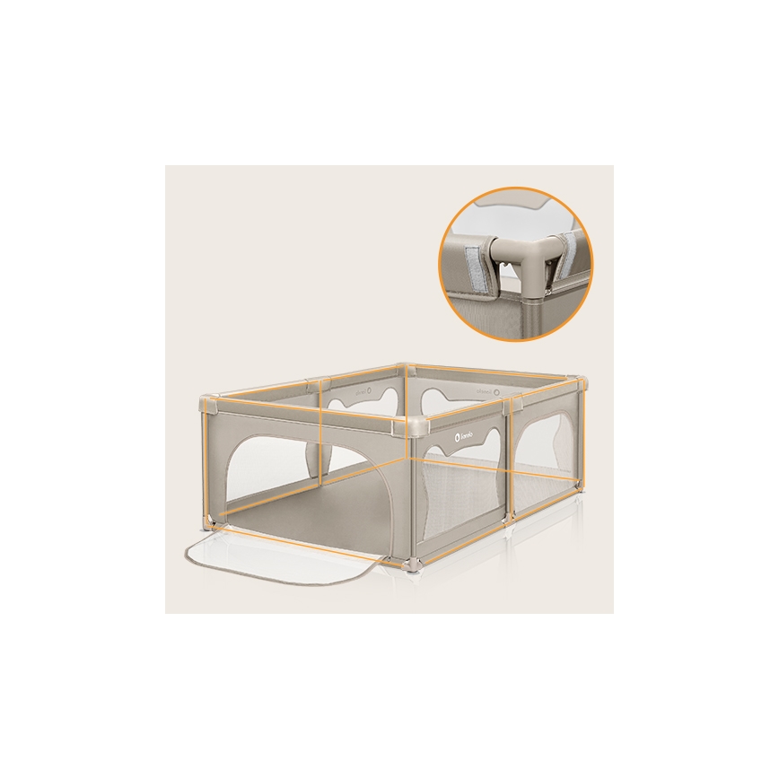 Lionelo - Corralito WILLOW beige