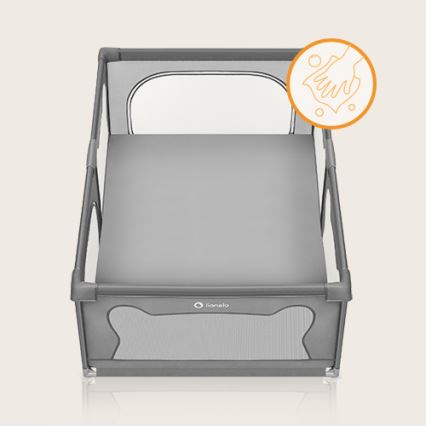 Lionelo - Corralito WILLOW gris