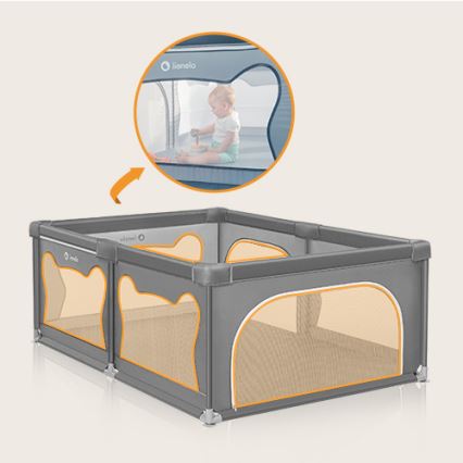 Lionelo - Corralito WILLOW gris