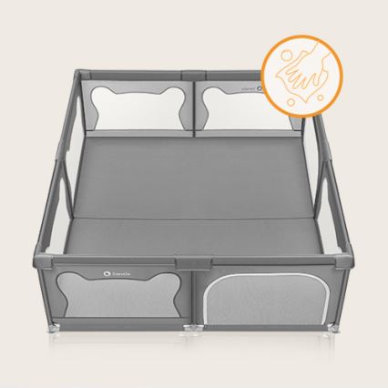 Lionelo - Corralito WILLOW XL gris