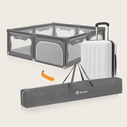 Lionelo - Corralito WILLOW XL gris