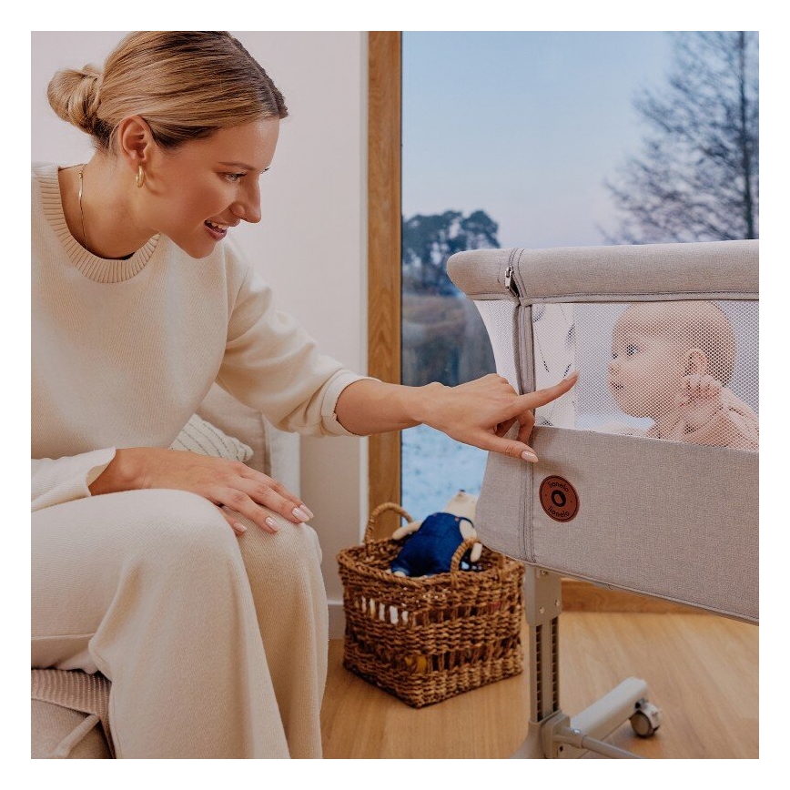 Lionelo - Cuna para bebé 3en1 AURORA beige