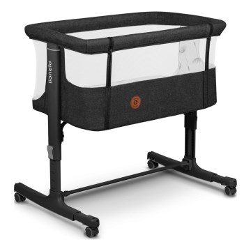 Lionelo - Cuna para bebé 3en1 AURORA negro
