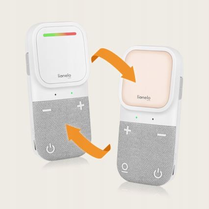 Lionelo - Monitor de audio inalámbrico y recargable para bebés BABYLINE 2.2 5V